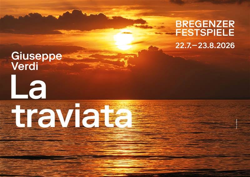 Bregenzer Festspiele - Plakat Oper La Taviata - ©Bregenzer Festspiele, Lisa Mathis