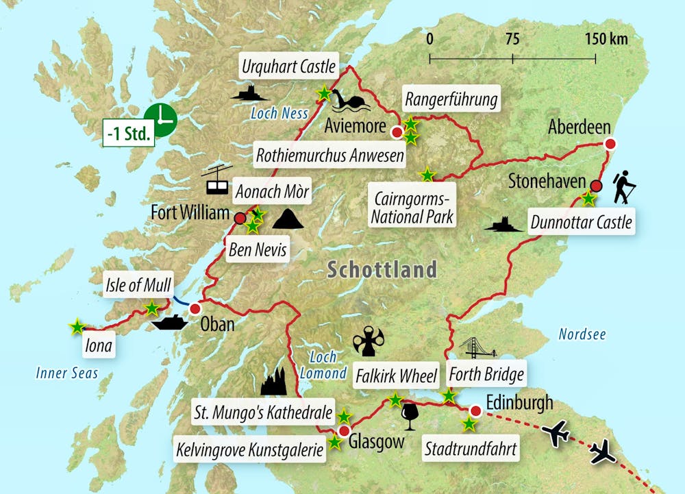 Ihre Reiseroute – © Eberhardt TRAVEL