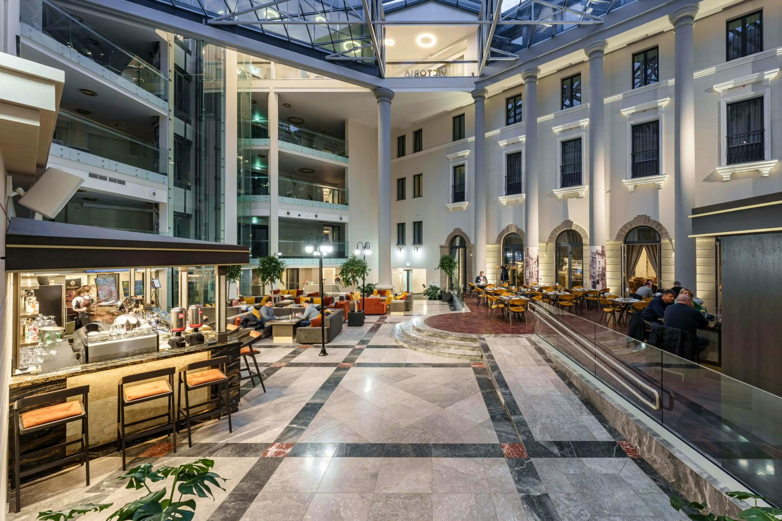 VICTORIA Hotel Klaipėda - Innenhof &nbsp;&ndash;&nbsp;&copy;&nbsp;VICTORIA Hotel Kaunas