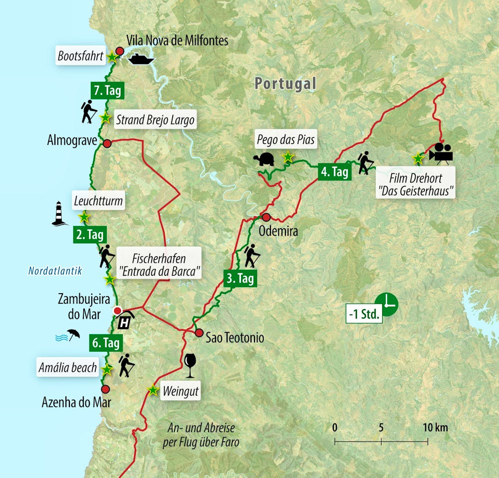 Ihre Reiseroute – © Eberhardt TRAVEL