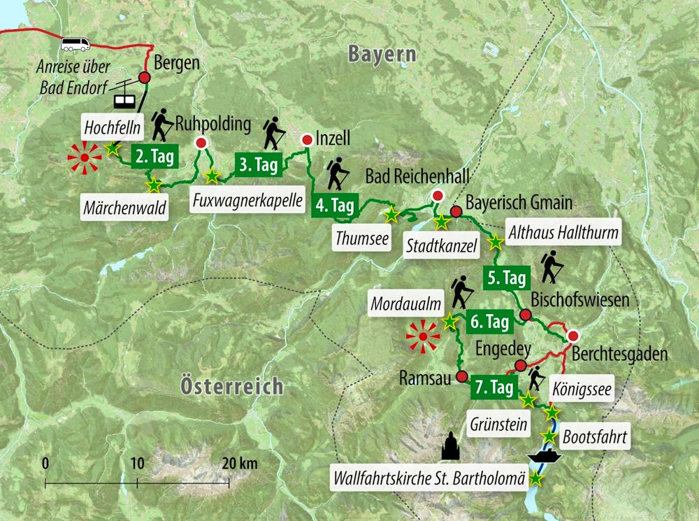 Ihre Reiseroute – © Eberhardt TRAVEL