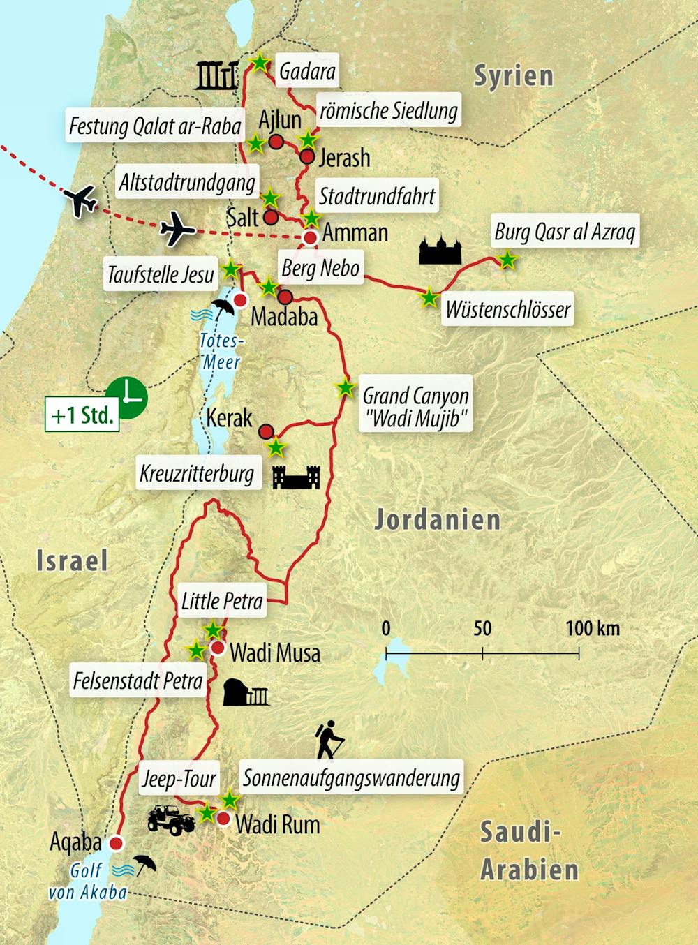 Ihre Reiseroute – © Eberhardt TRAVEL