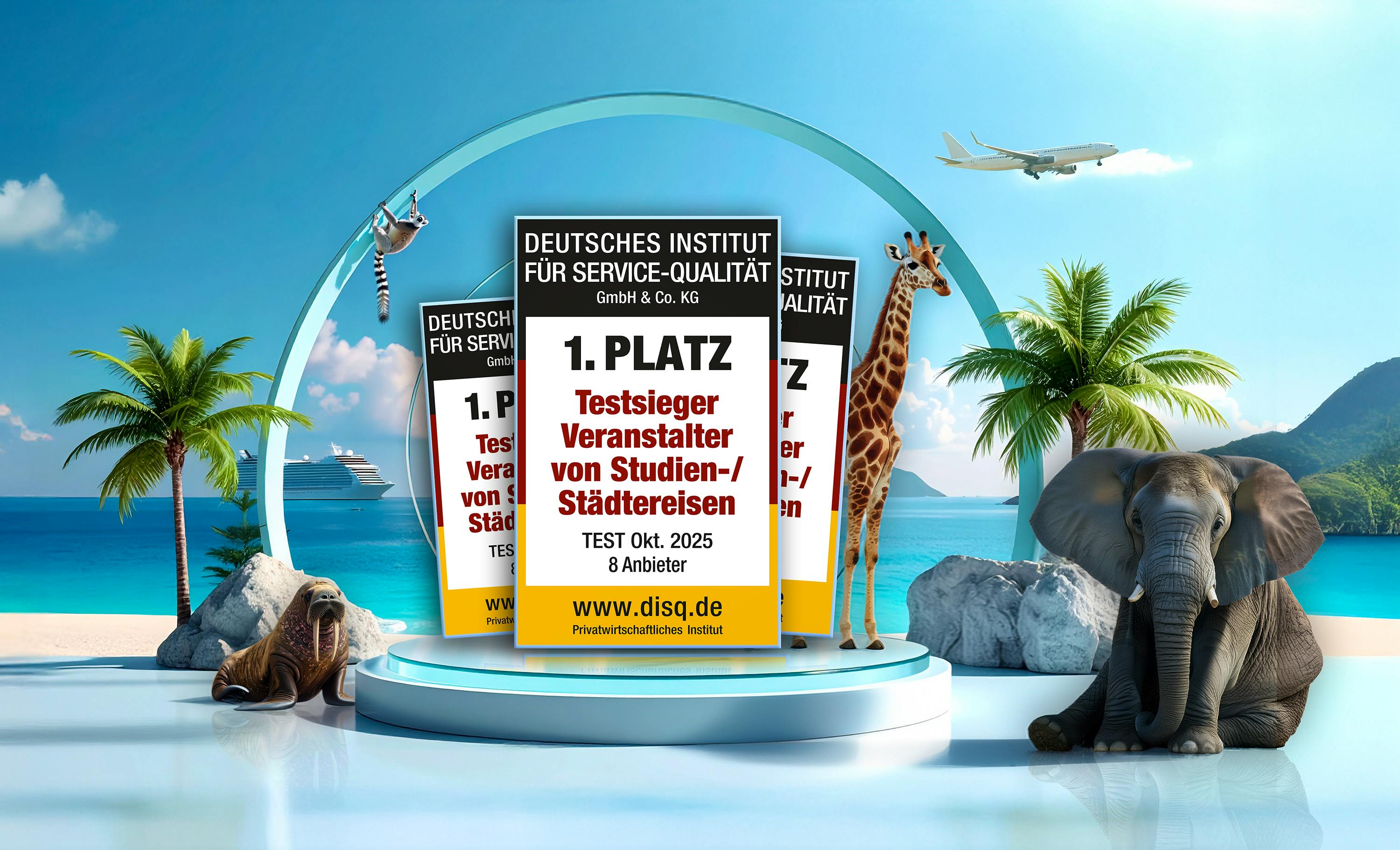 Auszeichnung 2025: Wir sind erneut Testsieger!