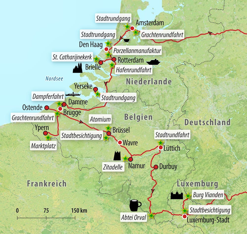 Ihre Reiseroute – © Eberhardt TRAVEL