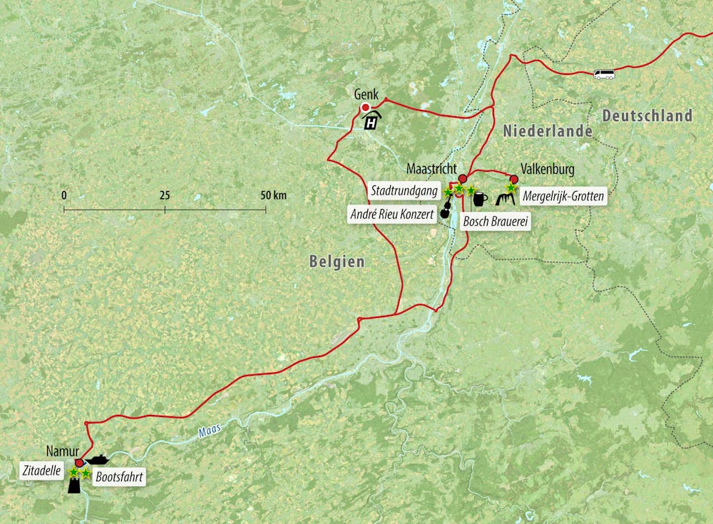 Ihre Reiseroute – © Eberhardt TRAVEL