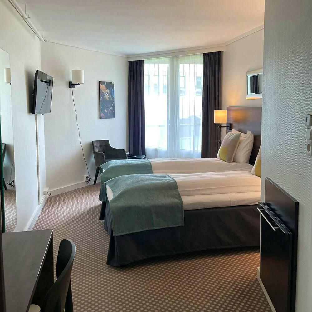 Hardangerfjord Hotel in Øystese, Norwegen - Doppelzimmer &nbsp;&ndash;&nbsp;&copy;&nbsp;Hardangerfjord Hotel