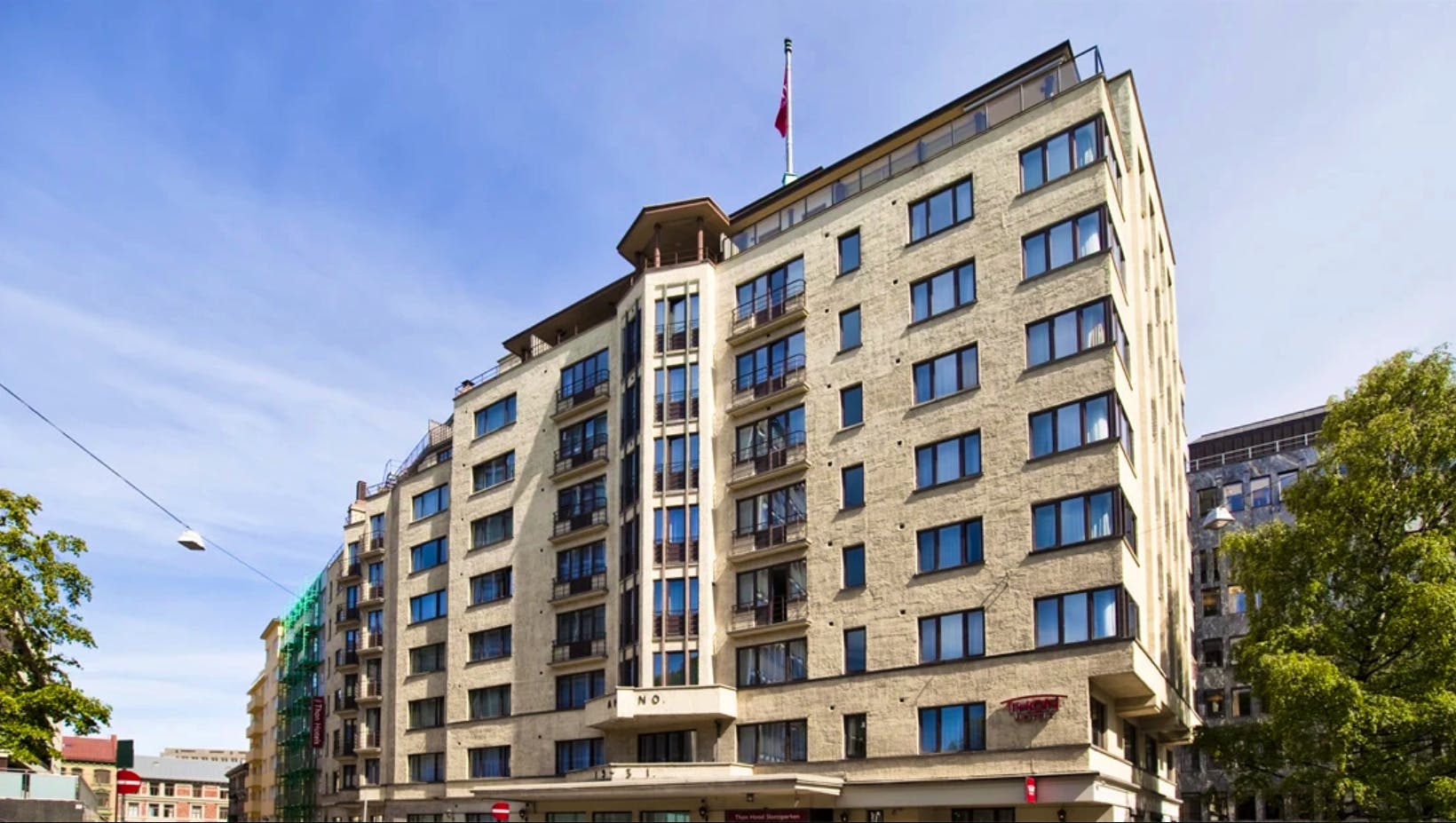 Thon Hotel Slottsparken in Oslo, Norwegen - Hotel von außen &nbsp;&ndash;&nbsp;&copy;&nbsp;Thon Hotel Slottsparken