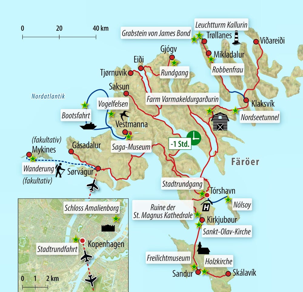 Ihre Reiseroute – © Eberhardt TRAVEL