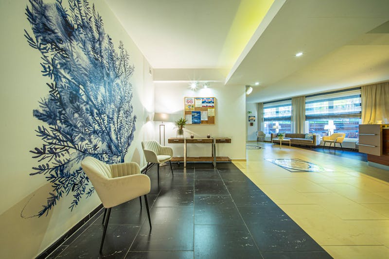 Lobbybereich im Spa Bagiński & Chabinka – ©Spa Bagiński & Chabinka