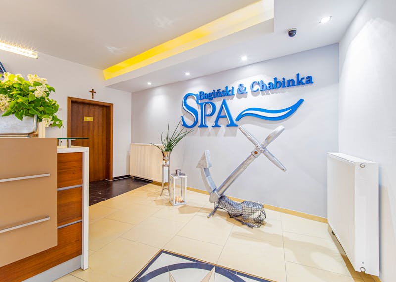 Rezeptionsbereich im Spa Bagiński & Chabinka – ©Spa Bagiński & Chabinka