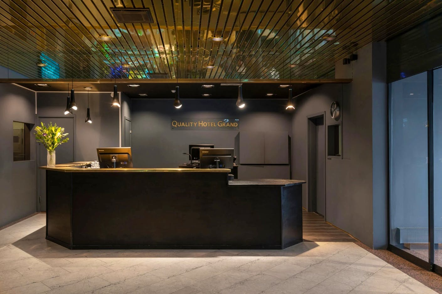 Quality Hotel Grand Kristianstad in Kristianstad, Schweden - Rezeption &nbsp;&ndash;&nbsp;&copy;&nbsp;Quality Hotel Grand Kristianstad
