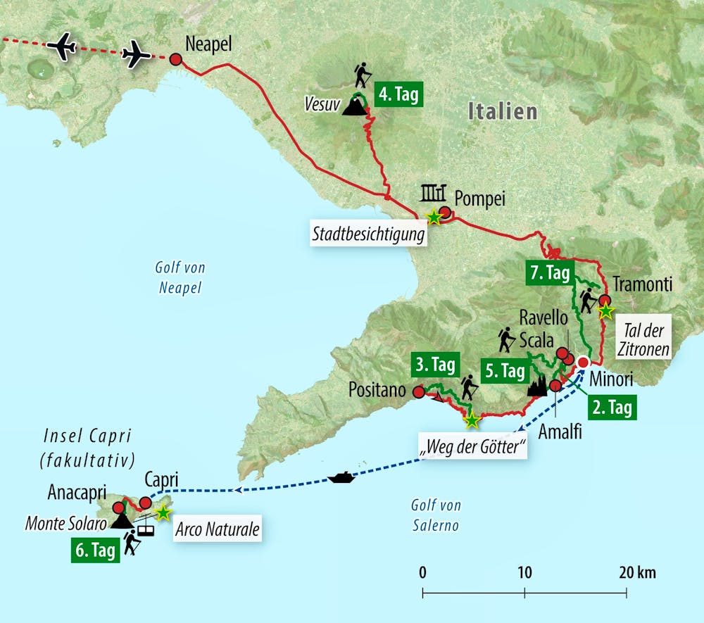 Ihre Reiseroute – © Eberhardt TRAVEL