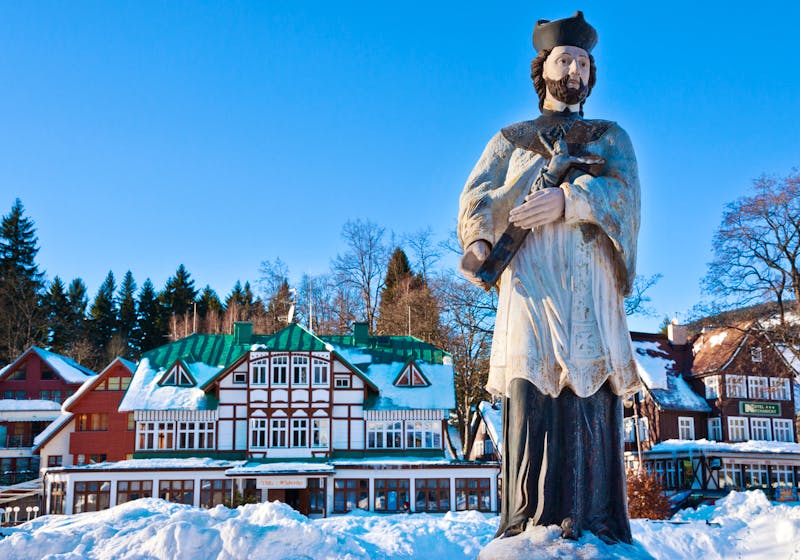 Heiliger Nepomuk in Spindleruv mlyn (Spindlermühle) im Riesengebirge - ©Michaela Jílková - stock.adobe.com