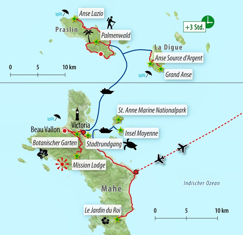 Ihre Reiseroute – © Eberhardt TRAVEL