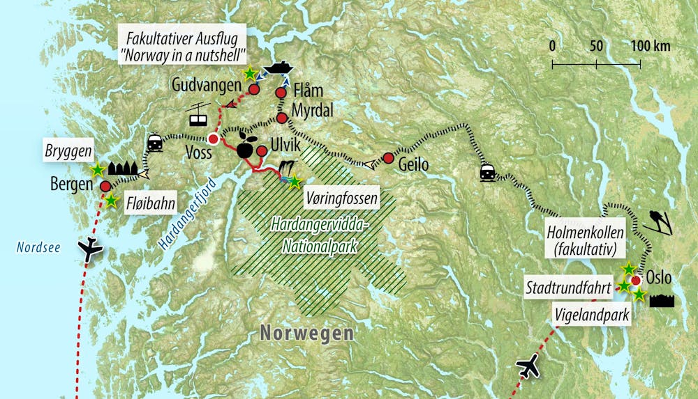 Ihre Reiseroute – © Eberhardt TRAVEL