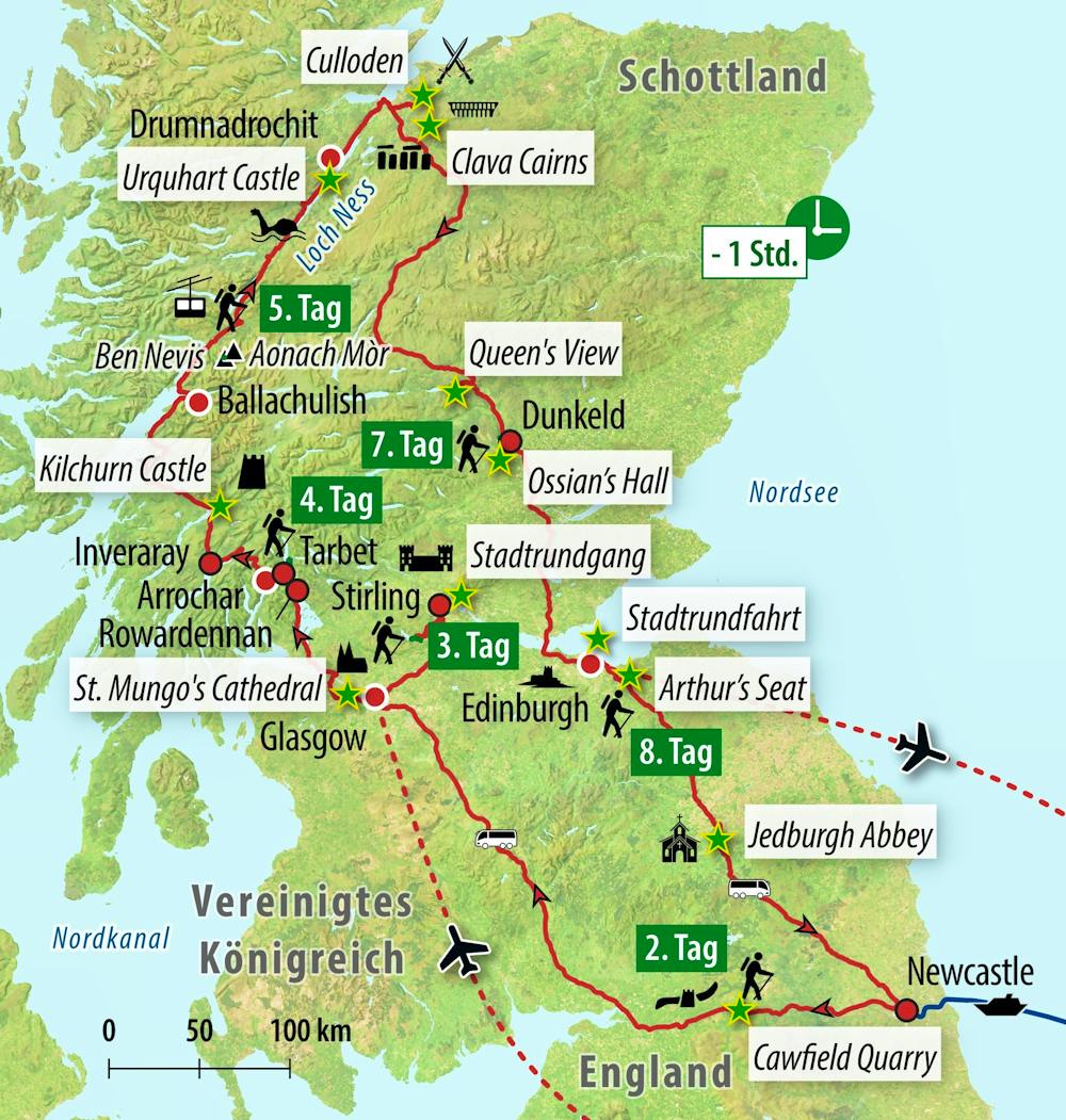 Ihre Reiseroute – © Eberhardt TRAVEL