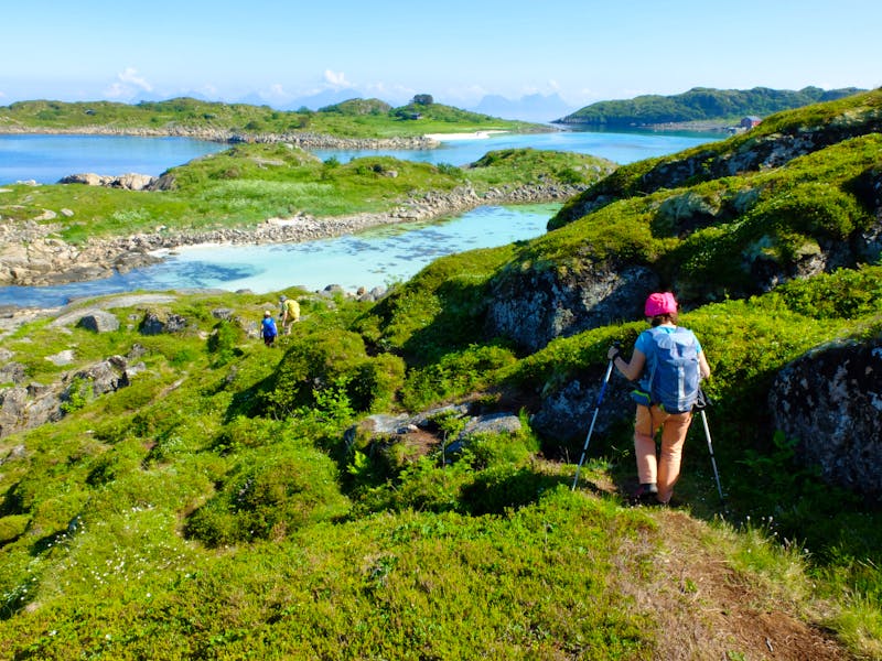 Wandern auf der Insel Skrova - Lofoten - ©michelgrangier - stock.adobe.com