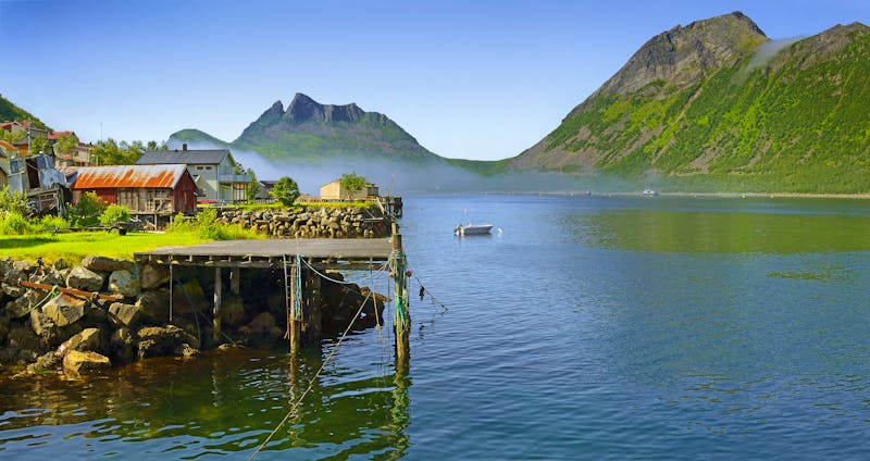 Gryllefjord auf der Insel Senja  - ©Pecold - stock.adobe.com