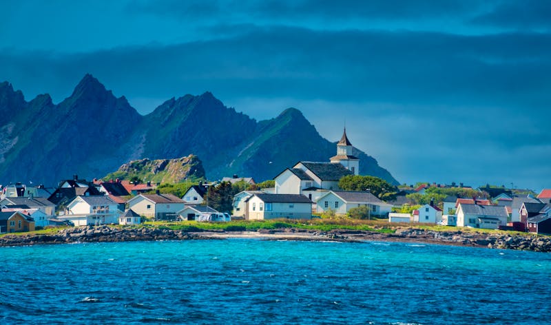 Fischerort Andenes auf der Insel Andoya in Vesteralen - ©Luis - stock.adobe.com