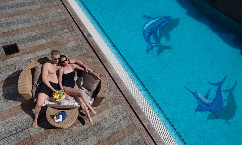 Außenpool im Hotel Carbona – ©Hotel Carbona