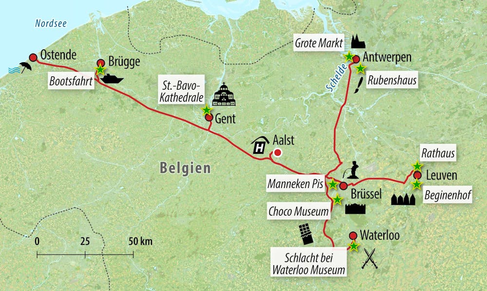 Ihre Reiseroute – © Eberhardt TRAVEL