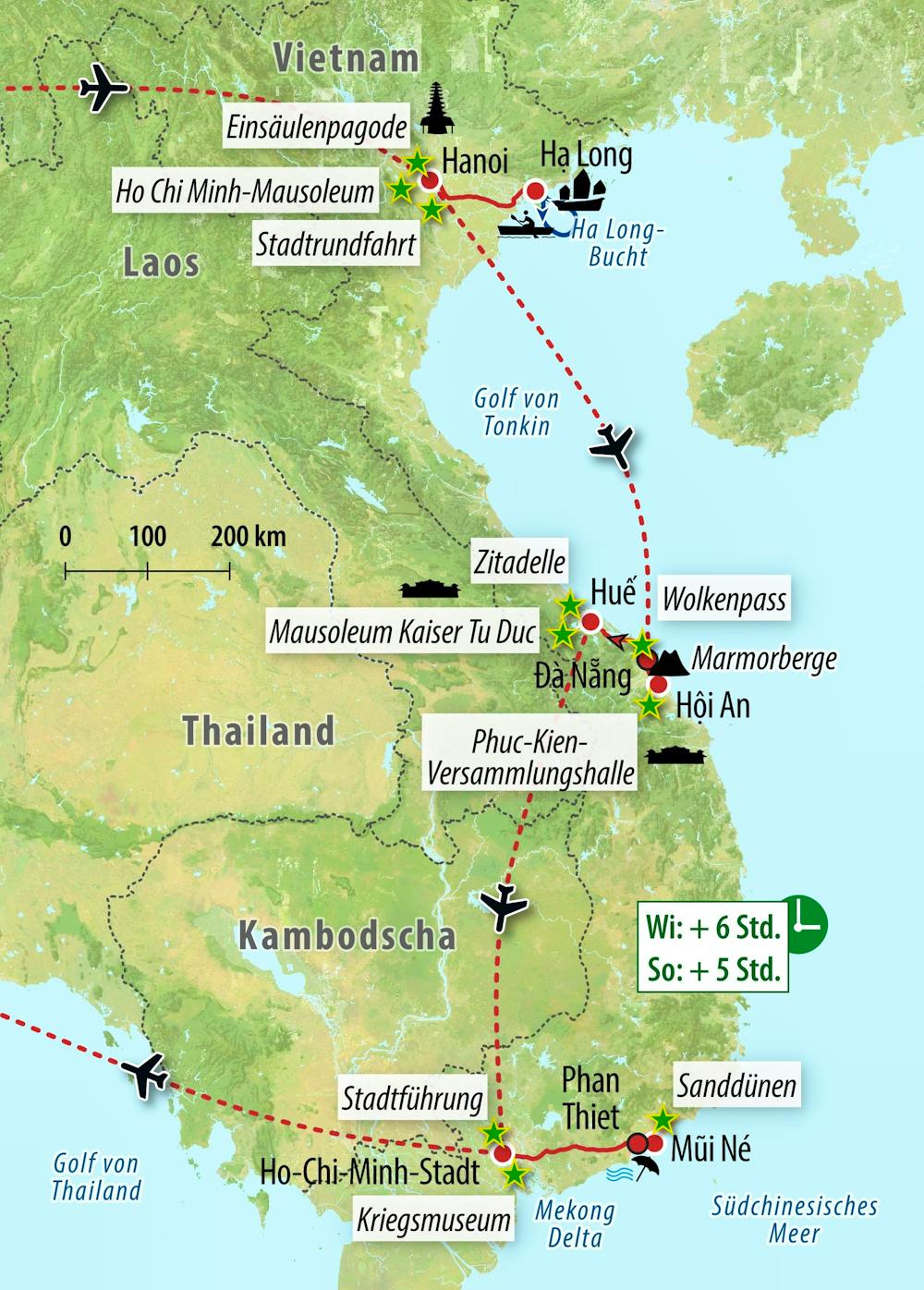 Ihre Reiseroute – © Eberhardt TRAVEL