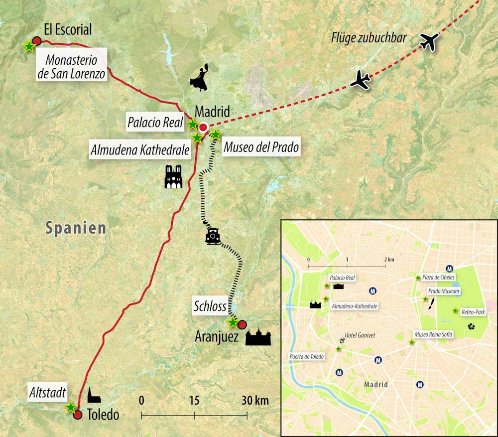 Ihre Reiseroute – © Eberhardt TRAVEL