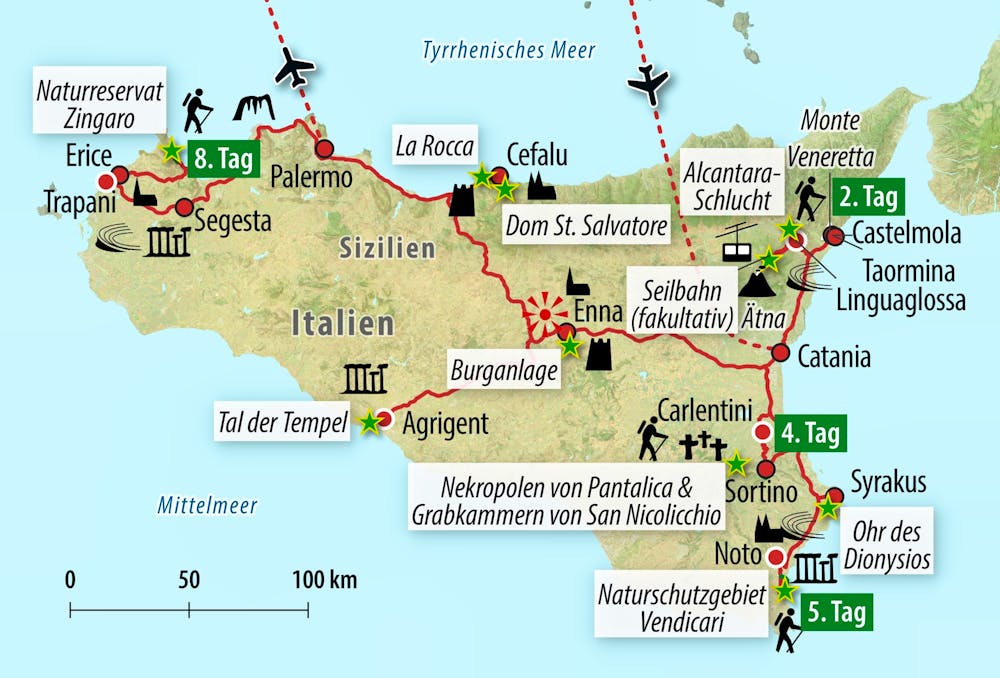 Ihre Reiseroute – © Eberhardt TRAVEL