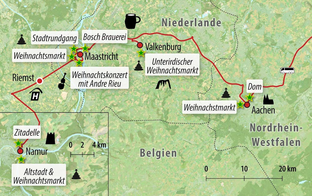 Ihre Reiseroute – © Eberhardt TRAVEL
