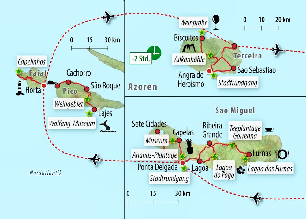 Ihre Reiseroute – © Eberhardt TRAVEL