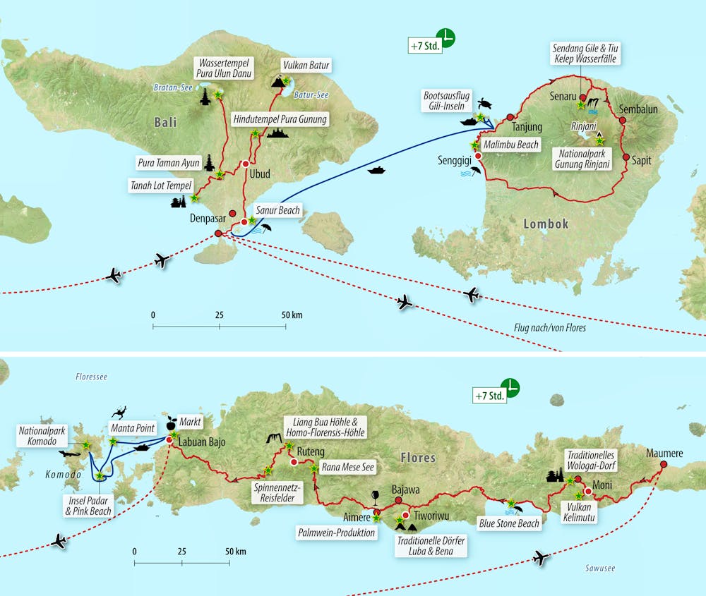 Ihre Reiseroute – © Eberhardt TRAVEL