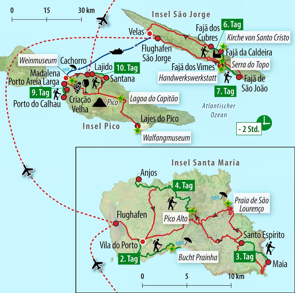 Ihre Reiseroute &ndash; &copy; Eberhardt TRAVEL