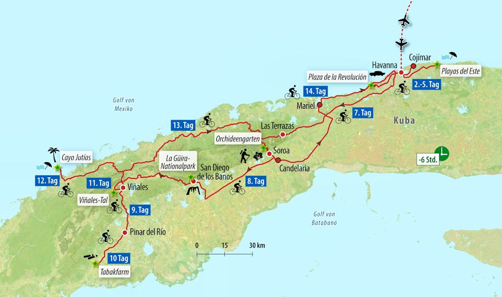 Ihre Reiseroute &ndash; &copy; Eberhardt TRAVEL