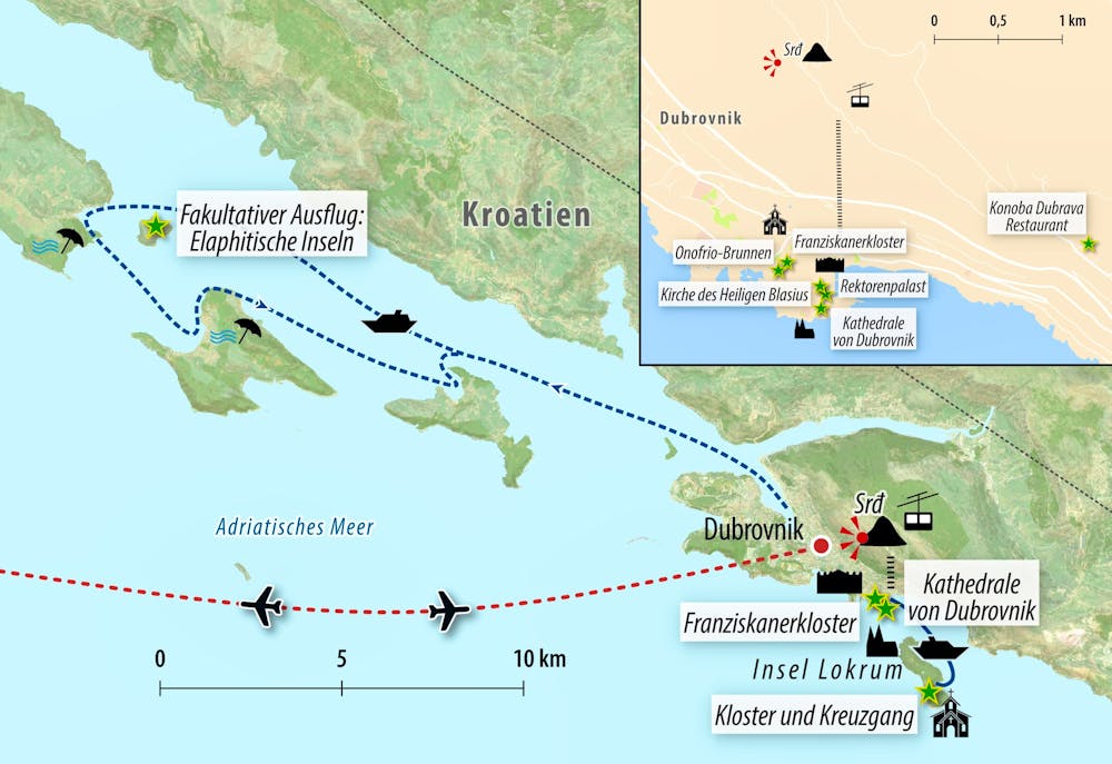 Ihre Reiseroute – © Eberhardt TRAVEL
