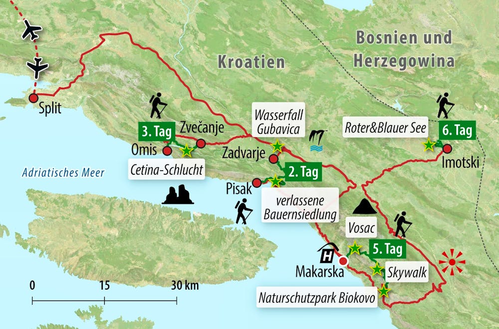 Ihre Reiseroute – © Eberhardt TRAVEL
