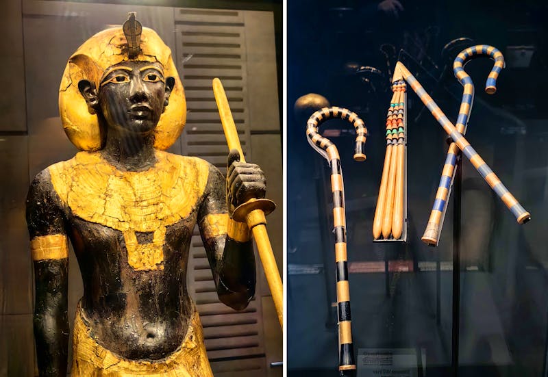 Statue des Pharaos Tutanchamun im Grand Egyptian Museum - ©Simone Willner - Eberhardt TRAVEL