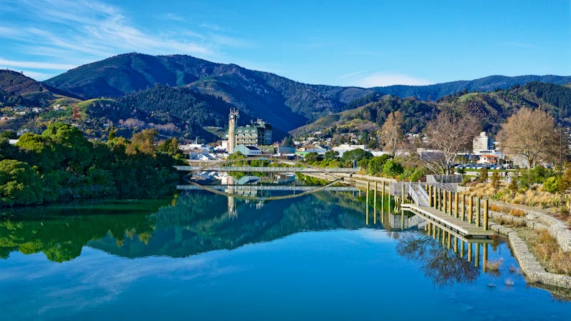 Panorama Blick auf Nelson City in Neuseeland  - &copy;Copyright: Gary Webber