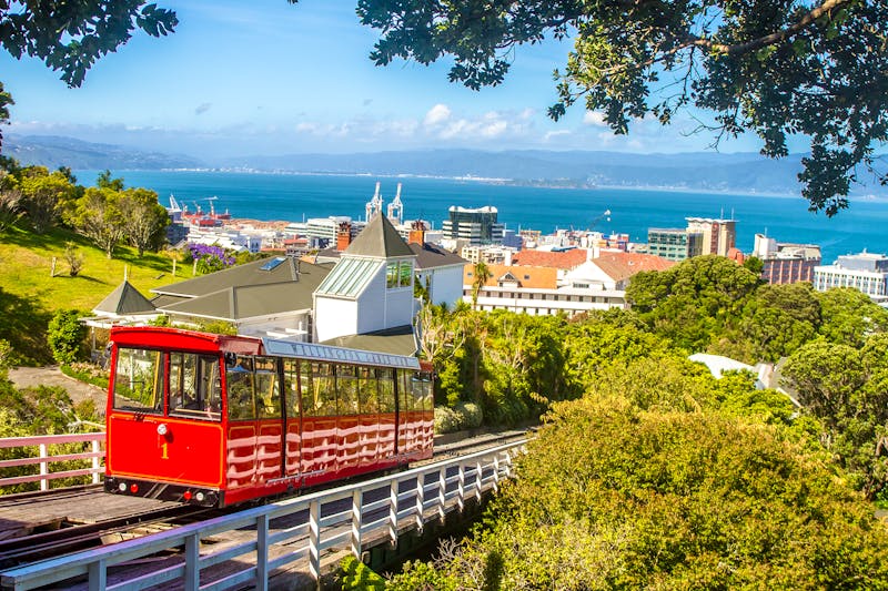 Seilbahn in Wellington, Neuseeland - &copy;Alena Yakusheva - stock.adobe.com