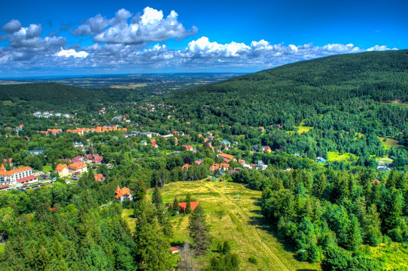 Blick auf den Kurort Bad Flinsberg im Isergebirge - ©Fotoinspiracja - stock.adobe.com