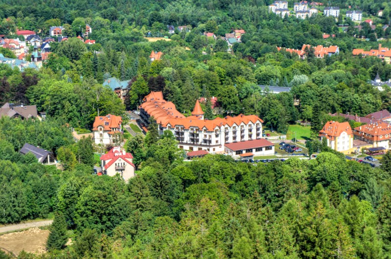 Blick auf den Kurort Bad Flinsberg im Isergebirge - ©Fotoinspiracja - stock.adobe.com