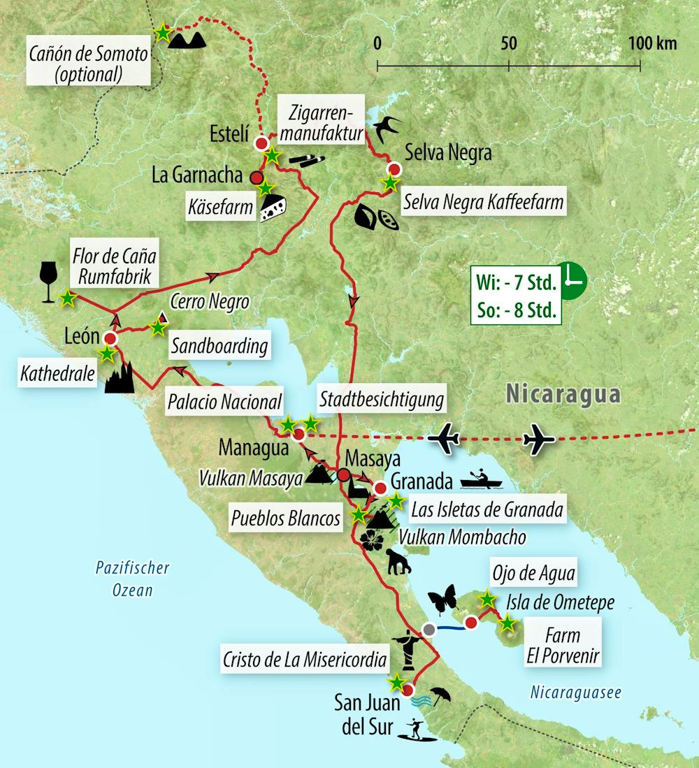 Ihre Reiseroute – © Eberhardt TRAVEL