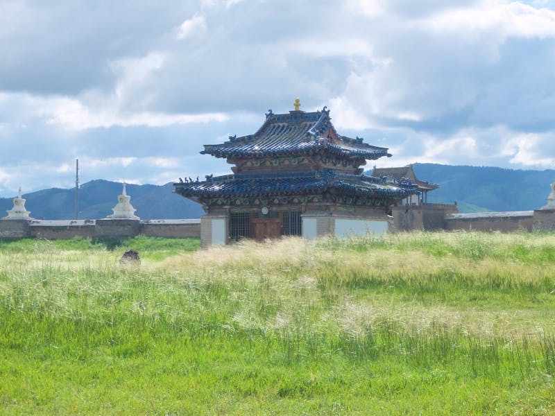 Mongolei Der Blaue Tempel  in Erdene Zuu - &copy;Dr. Hendrik Rohland 