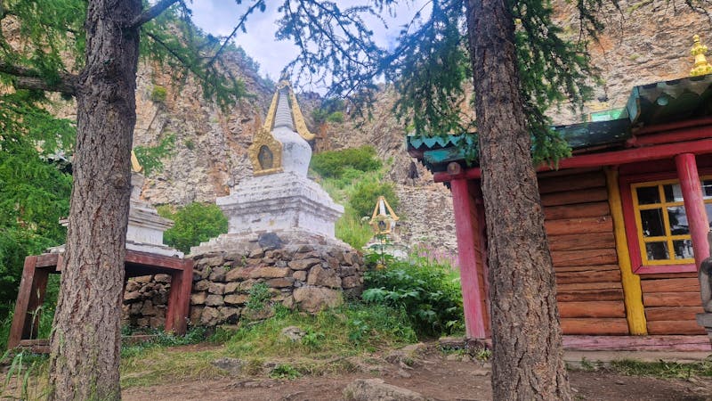Mongolei Am Tuvkhun-Kloster - &copy;Dr. Hendrik Rohland 