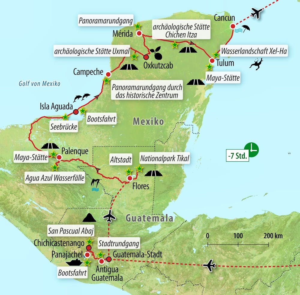 Ihre Reiseroute – © Eberhardt TRAVEL