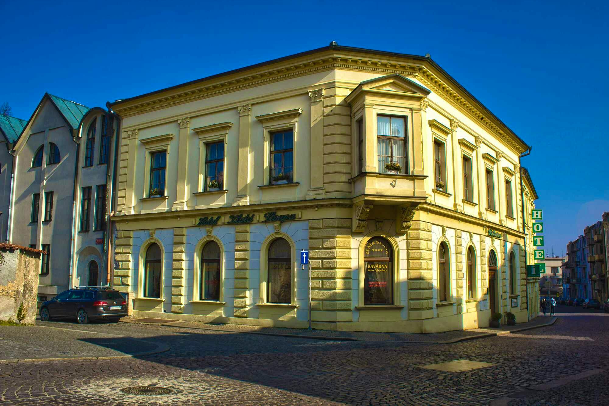 Hotel Goldener Stampfer in Kuttenberg, Tschechien - Hotel von außen &nbsp;&ndash;&nbsp;&copy;&nbsp;Hotel Goldener Stampfer
