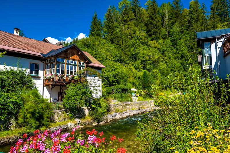 Garten in Bad Aussee In Österreich - ©grafxart - stock.adobe.com