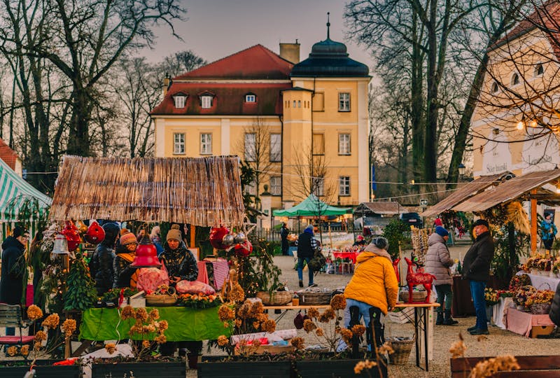 Adventsmarkt am Schloss Lomnitz bei Jelena Gora - ©Szymon Bialic - Schloss Lomnitz