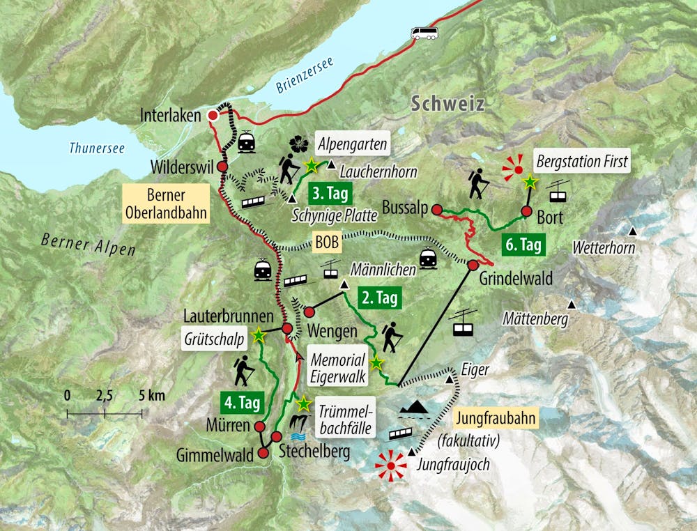 Ihre Reiseroute – © Eberhardt TRAVEL