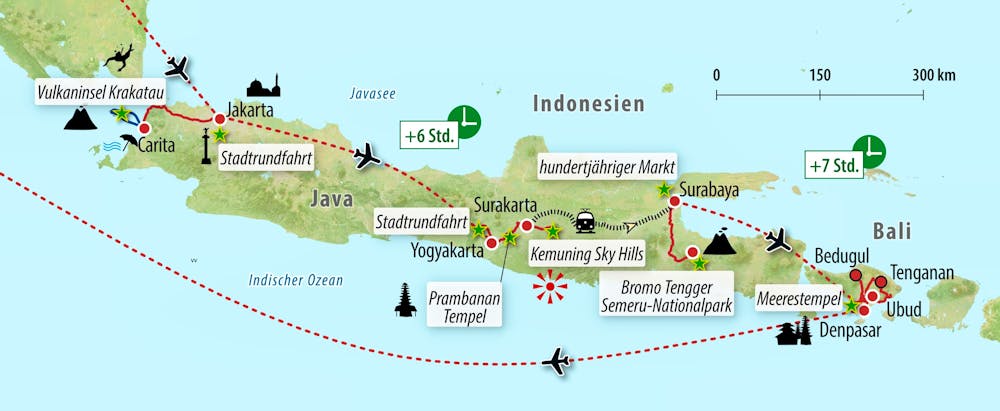 Ihre Reiseroute – © Eberhardt TRAVEL