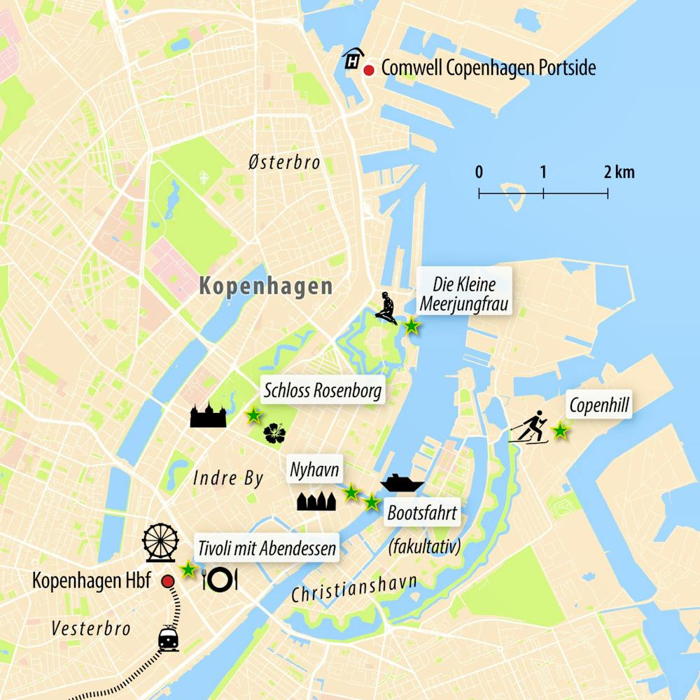 Ihre Reiseroute &ndash; &copy; Eberhardt TRAVEL